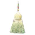 Totaltools Warehouse Broom&#44; Corn Fiber Bristles&#44; 42&apos;&apos; Wood Handle&#44; Natural TO8873